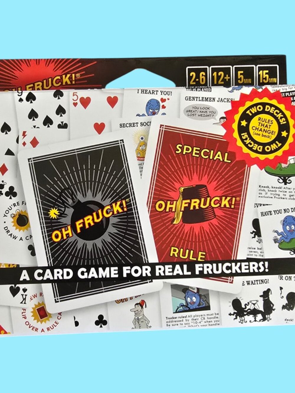 Oh Fruck! A Raucous Card Game Combines Strategy w/ Special Rules That Change